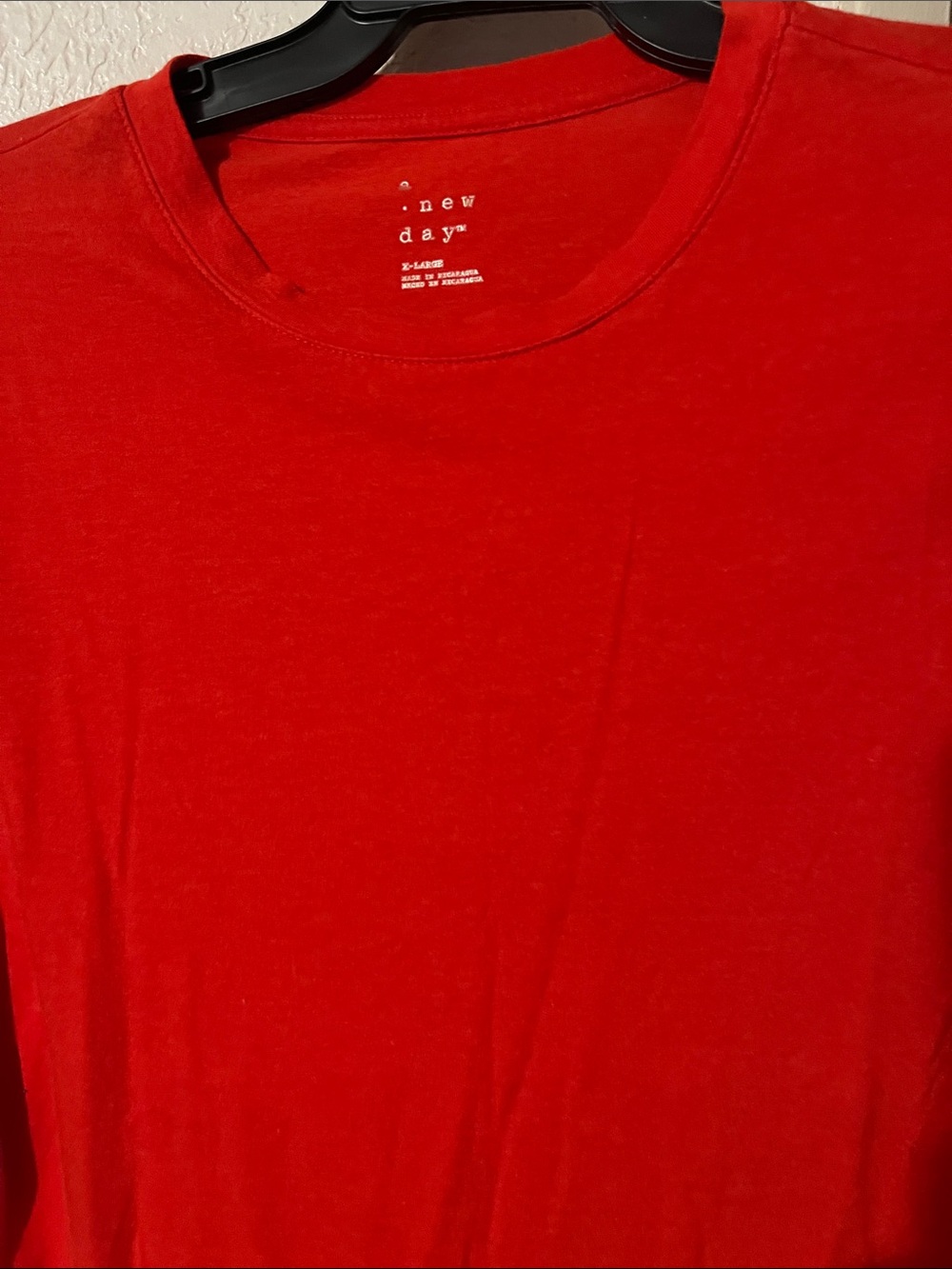 a new day Red Crewneck T-Shirt